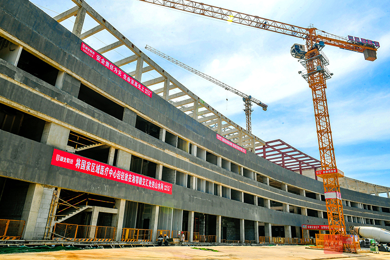 图文：咸宁国家区域医疗中心项目加紧建设
