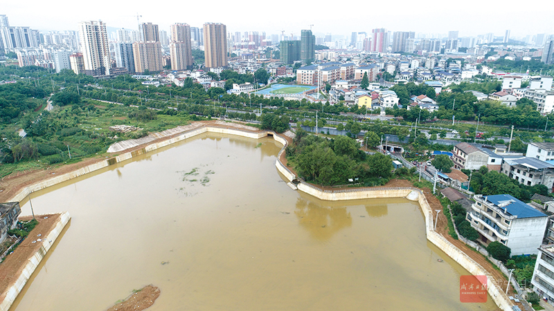 图文：37万立方米调蓄池提升排水防涝能力