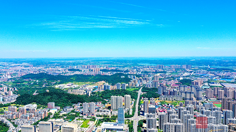 图文：万里晴空“咸宁蓝”