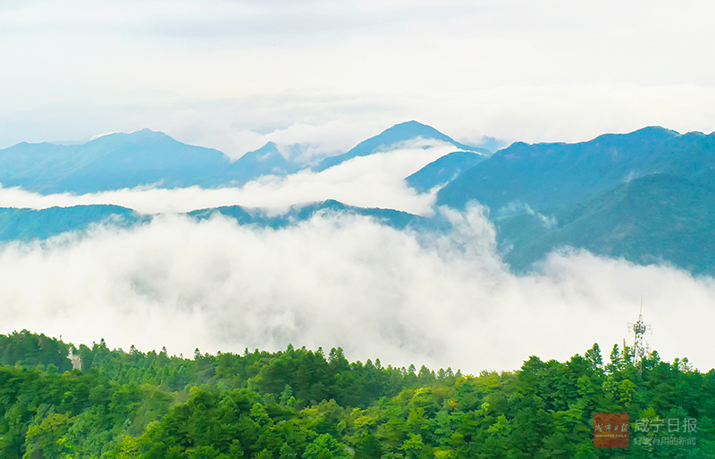 图文：九宫山云海