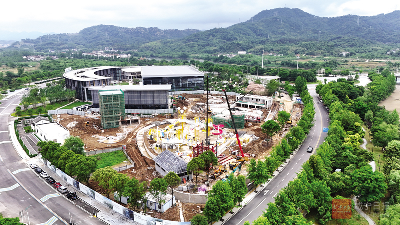 图文：养心谷水乐园即将建成