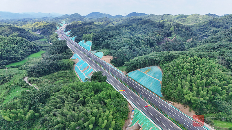 图文：咸宁大道西延伸线二期即将通车